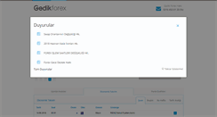 Desktop Screenshot of gedikforex.com