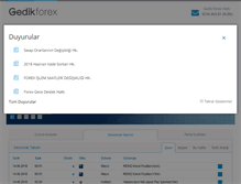 Tablet Screenshot of gedikforex.com